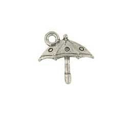 Metal umbrella charm