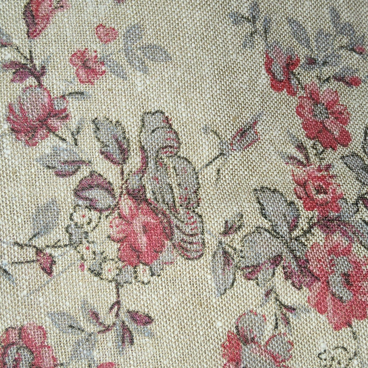 MAS D'OUVAN MARION CHAMBRAY RED LINEN (MAS D'OUSVAN)