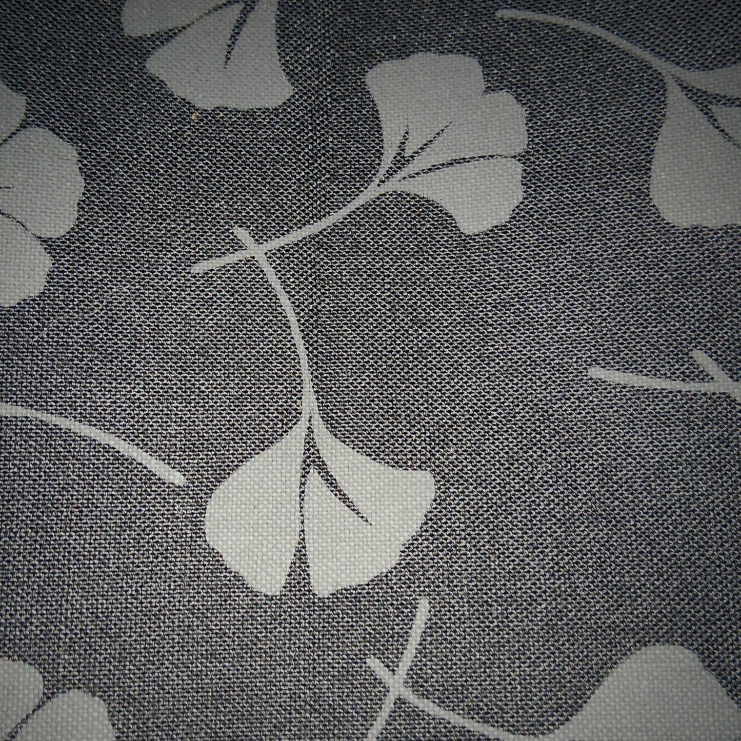 Faye Burgos for Marcus Fabrics gingko leaf black (tonal) *