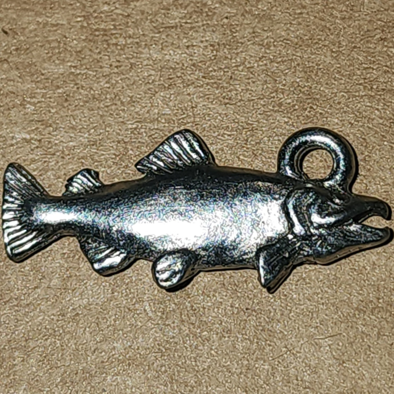 Metal fish charm