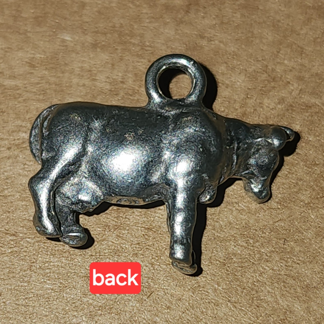 Metal Cow Charm