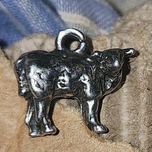 Metal sheep charm