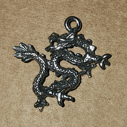 Metal chinese dragon charm