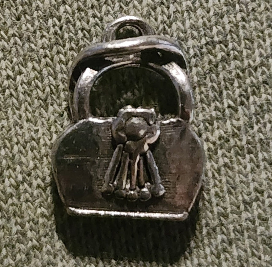 Metal Tassel Handbag (purse) Charm