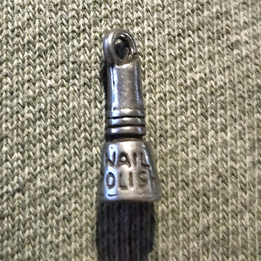 Metal Nail Polish Bottle charm - 3 left