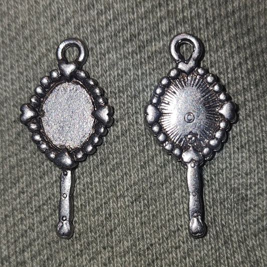 Metal Hand Mirror charm