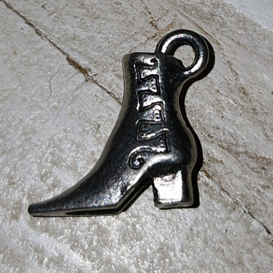 Metal Victorian boot charm