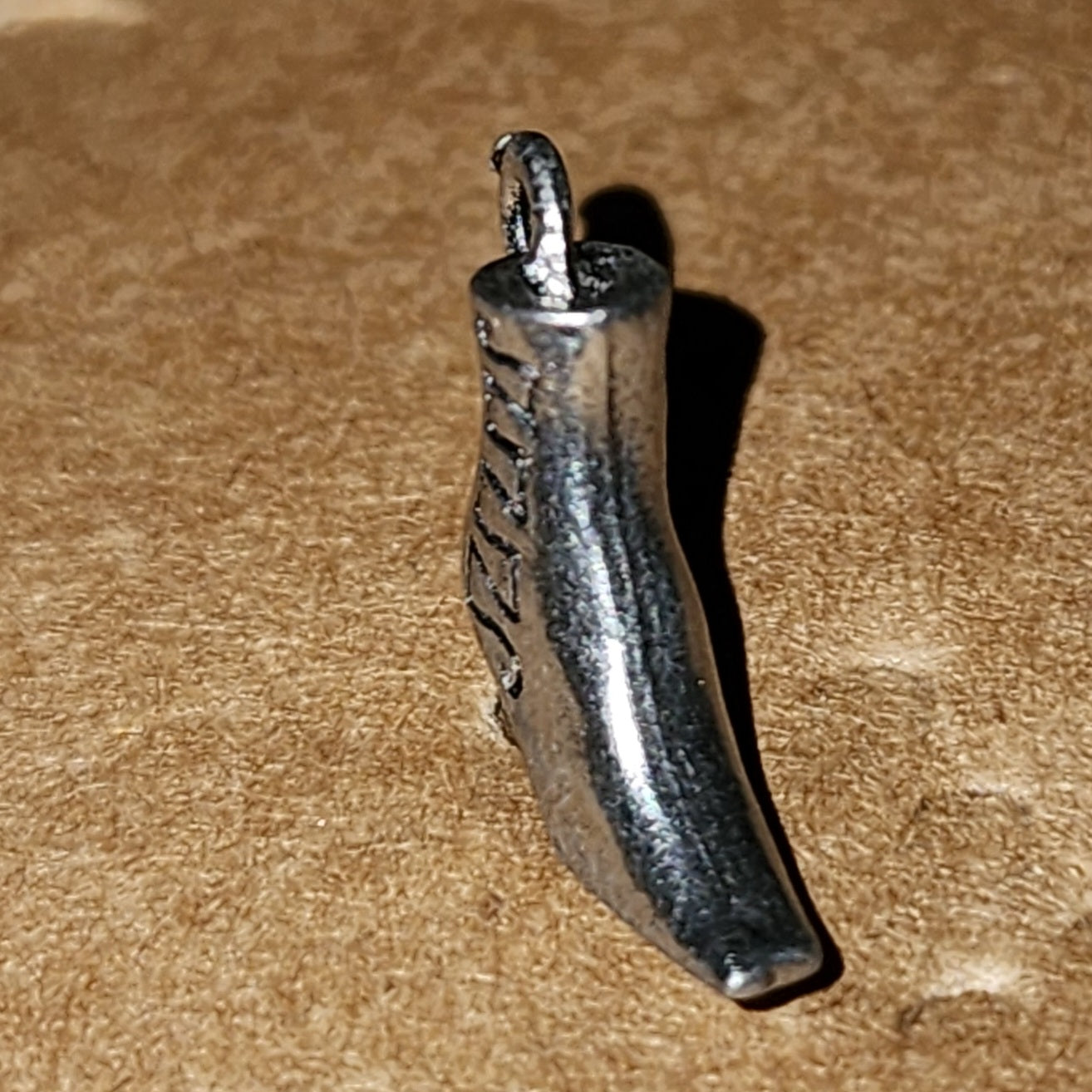 Metal Victorian boot charm
