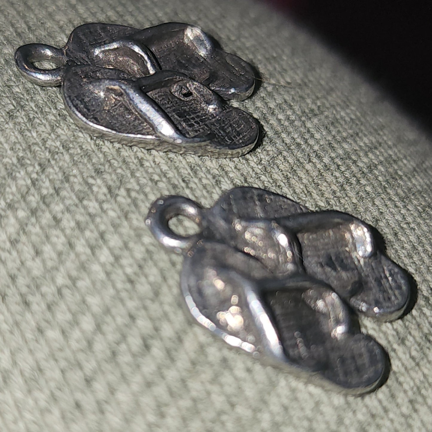 Metal Flip Flops (thongs) charm