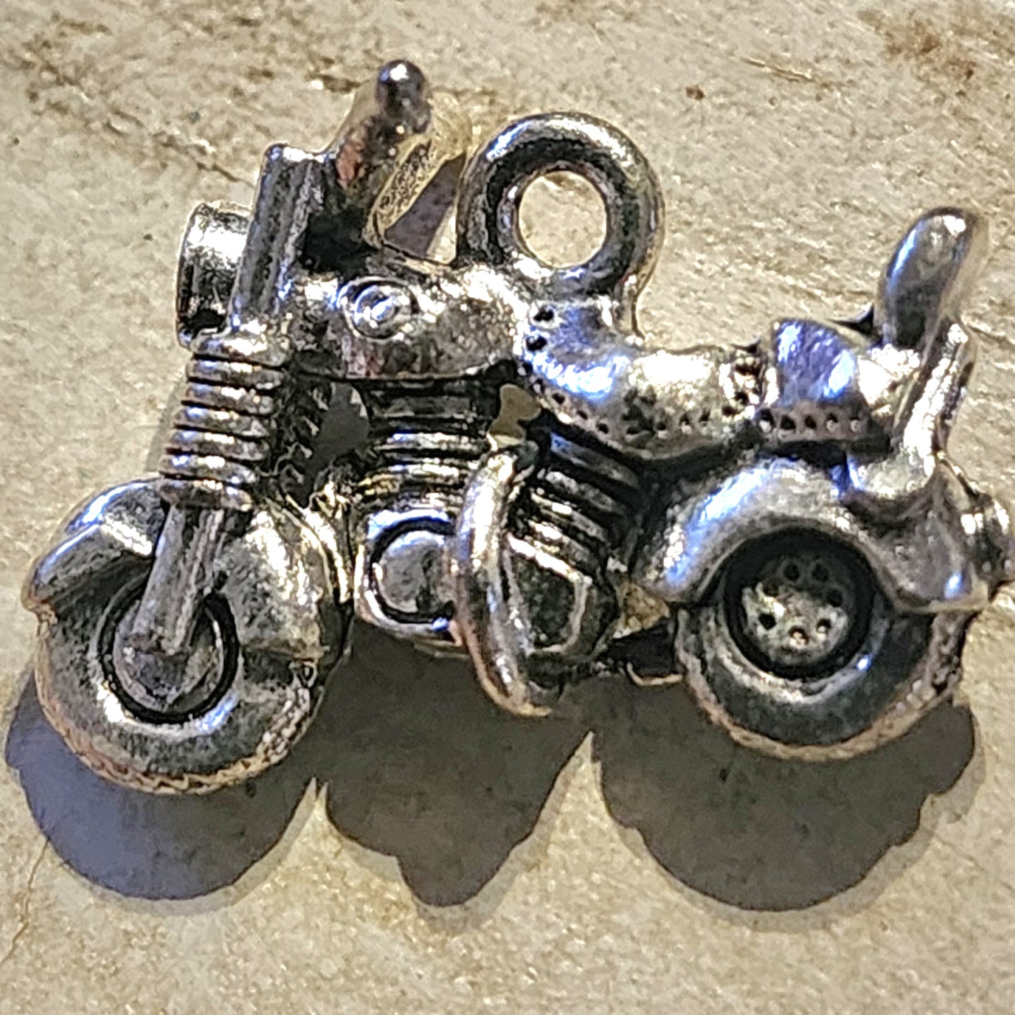 Metal Motorcycle (motorbike)  charm
