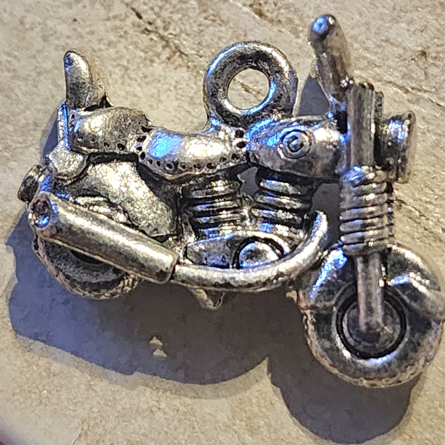 Metal Motorcycle (motorbike)  charm