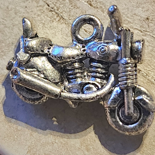 Metal Motorcycle (motorbike)  charm