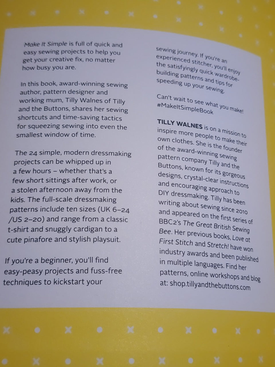 Make It Simple by Tilly Walnes