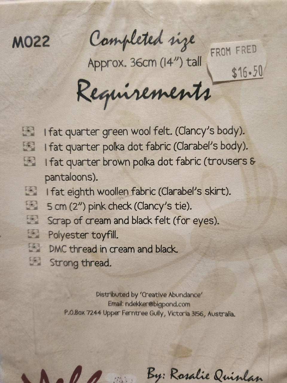 Clancy & Clarabel by Melly & Me (MO22) The cross-eyed frogs