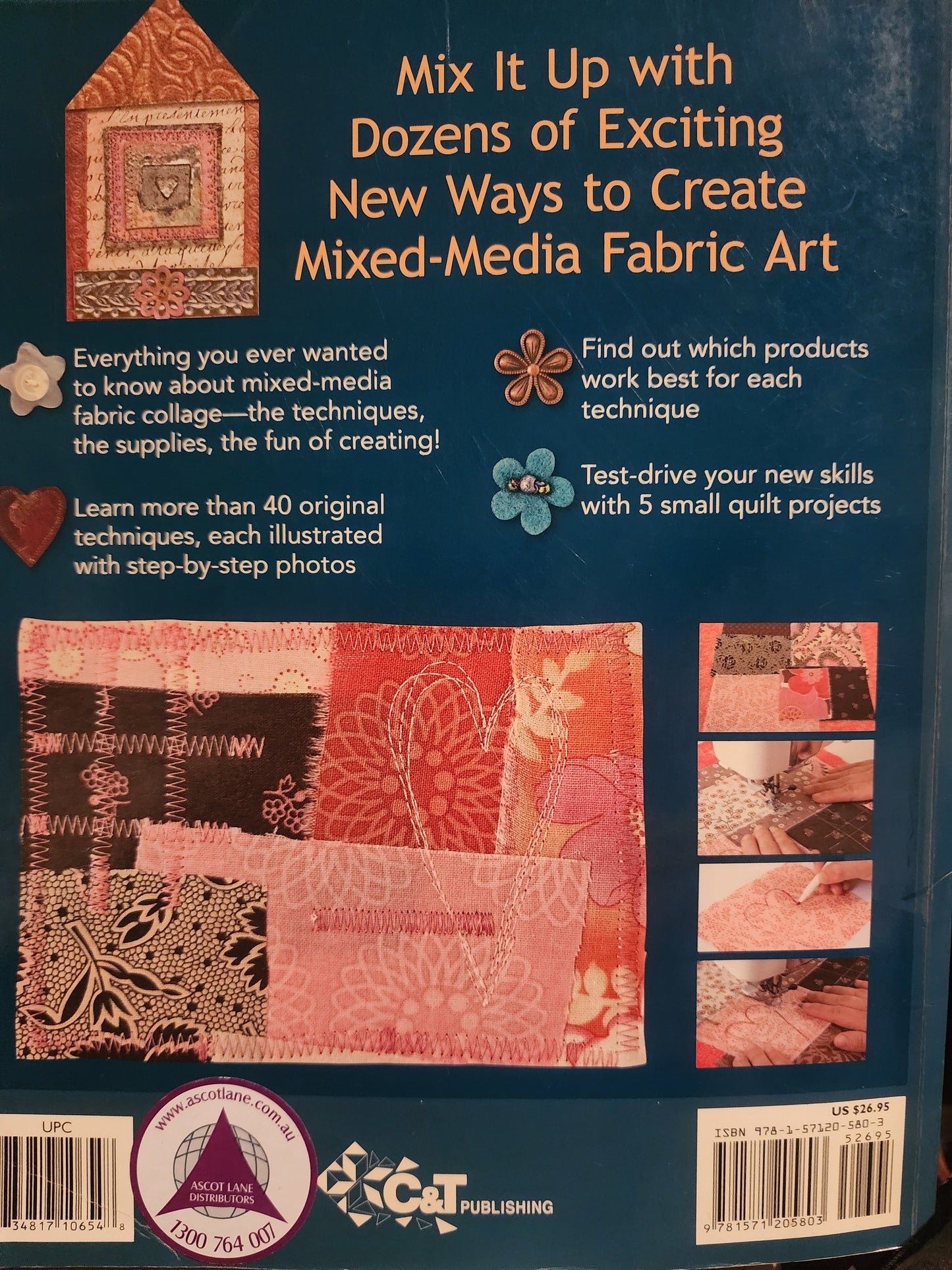 Fabric Art Collage by Rebekah Meier