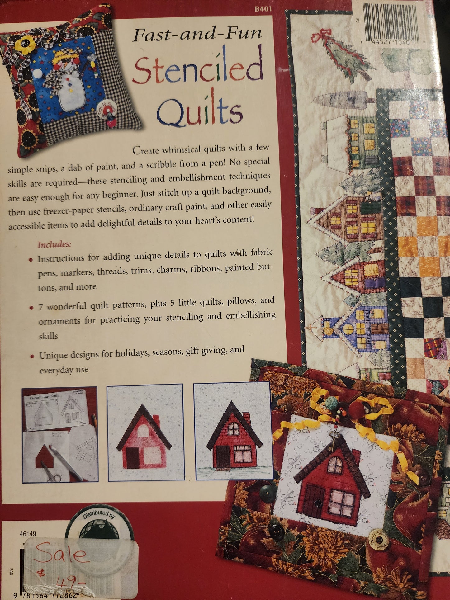 Fast-and-Fun Stenciled Quilts by Vicki Garnas