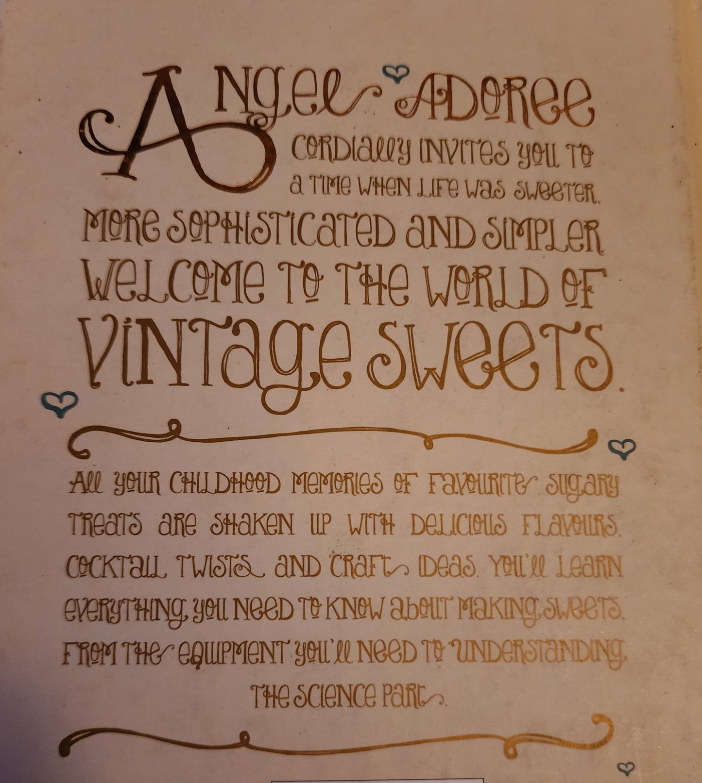 The Vintage Sweets book by Angel Adoree