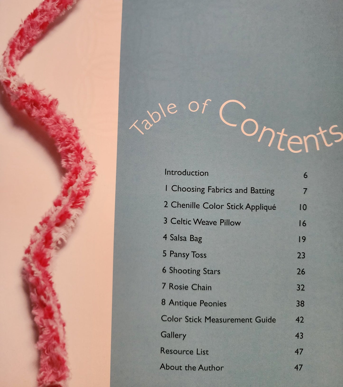 Easy Chenille Applique by Cheryl Malkowski