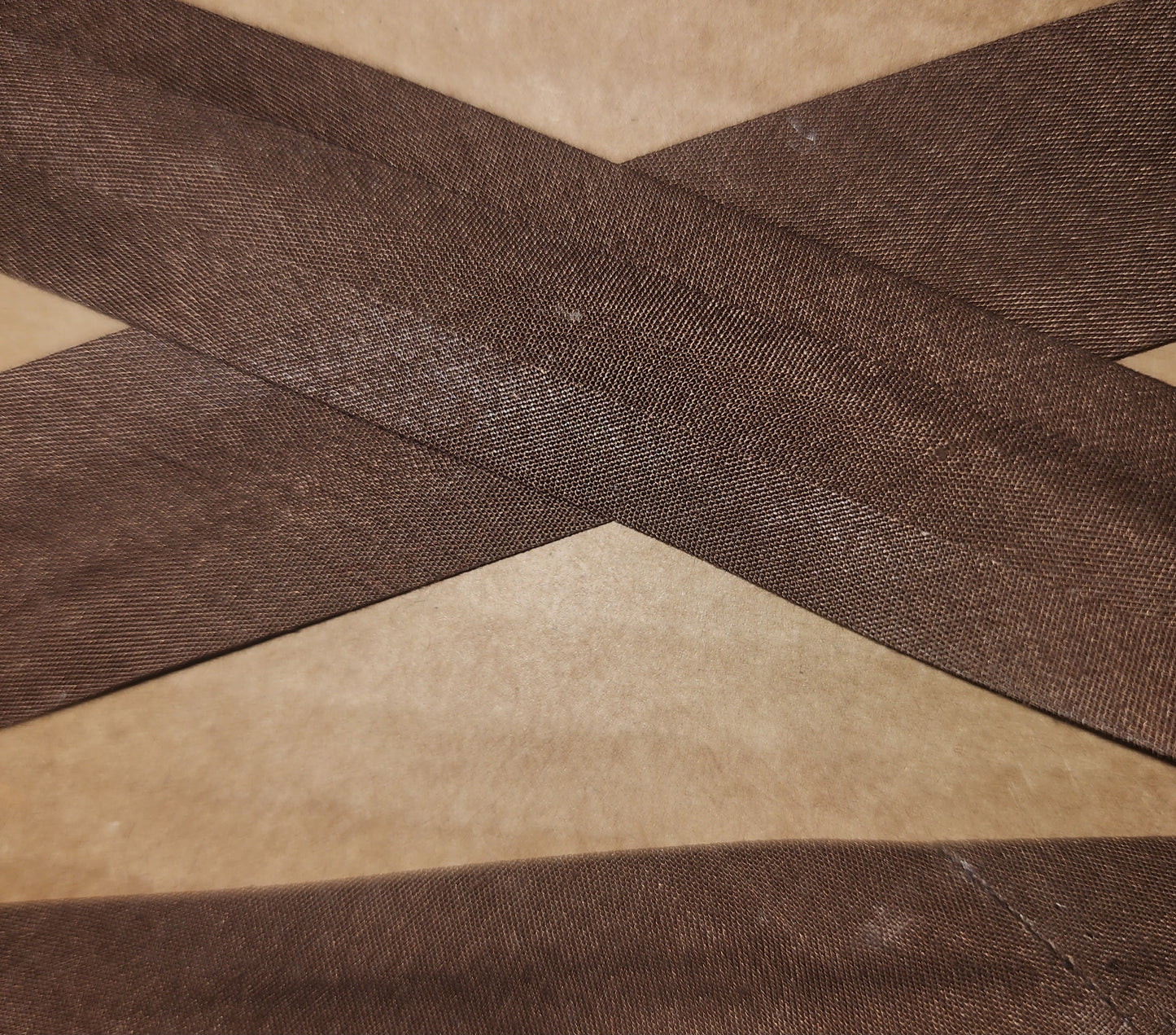 Polycotton Bias Binding 25mm 008047 Brown