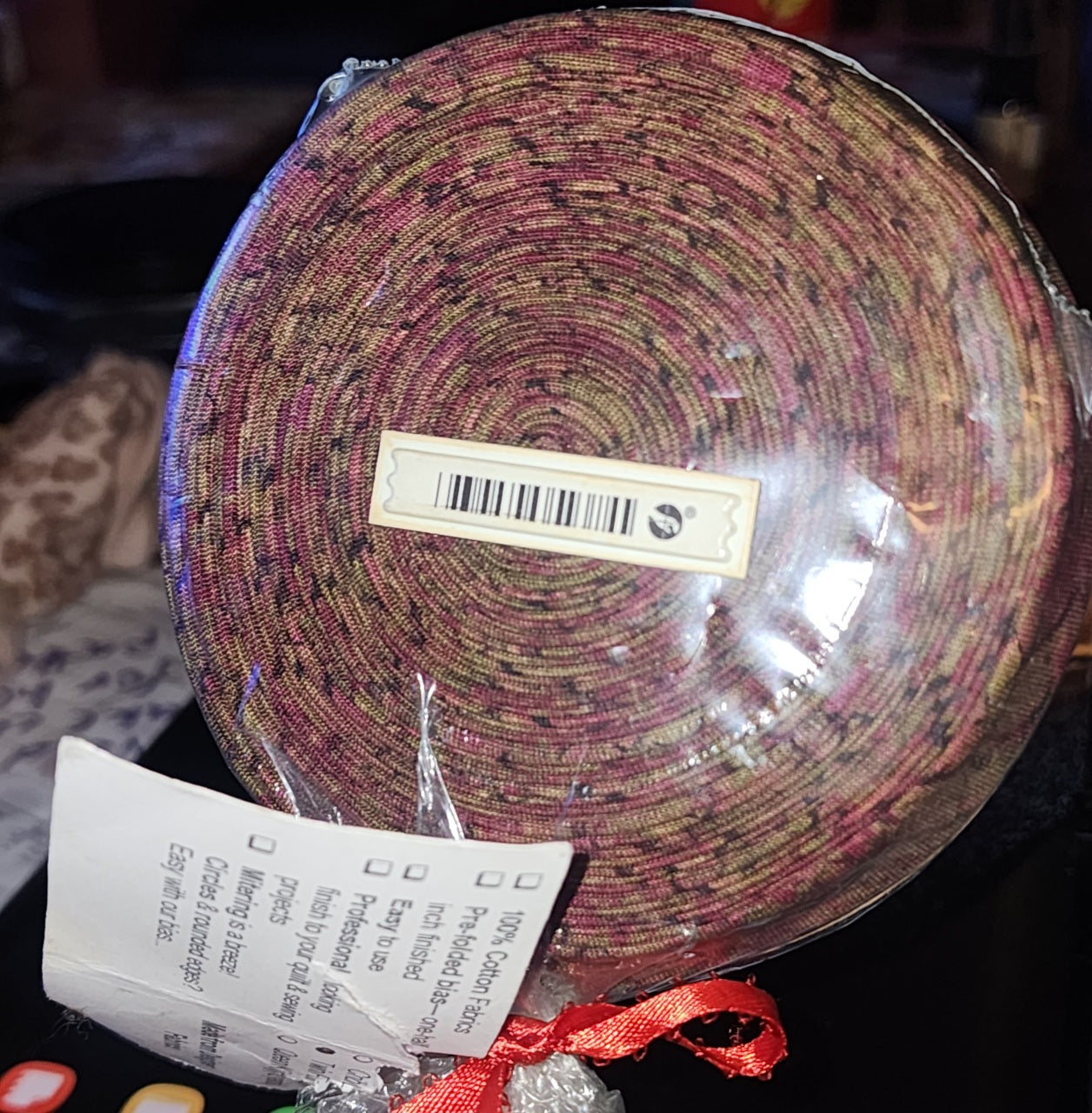 Lollipop bias binding - 12 yards Queen bed size