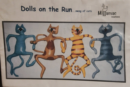 Swag of cats patterns by Dolls on the Run