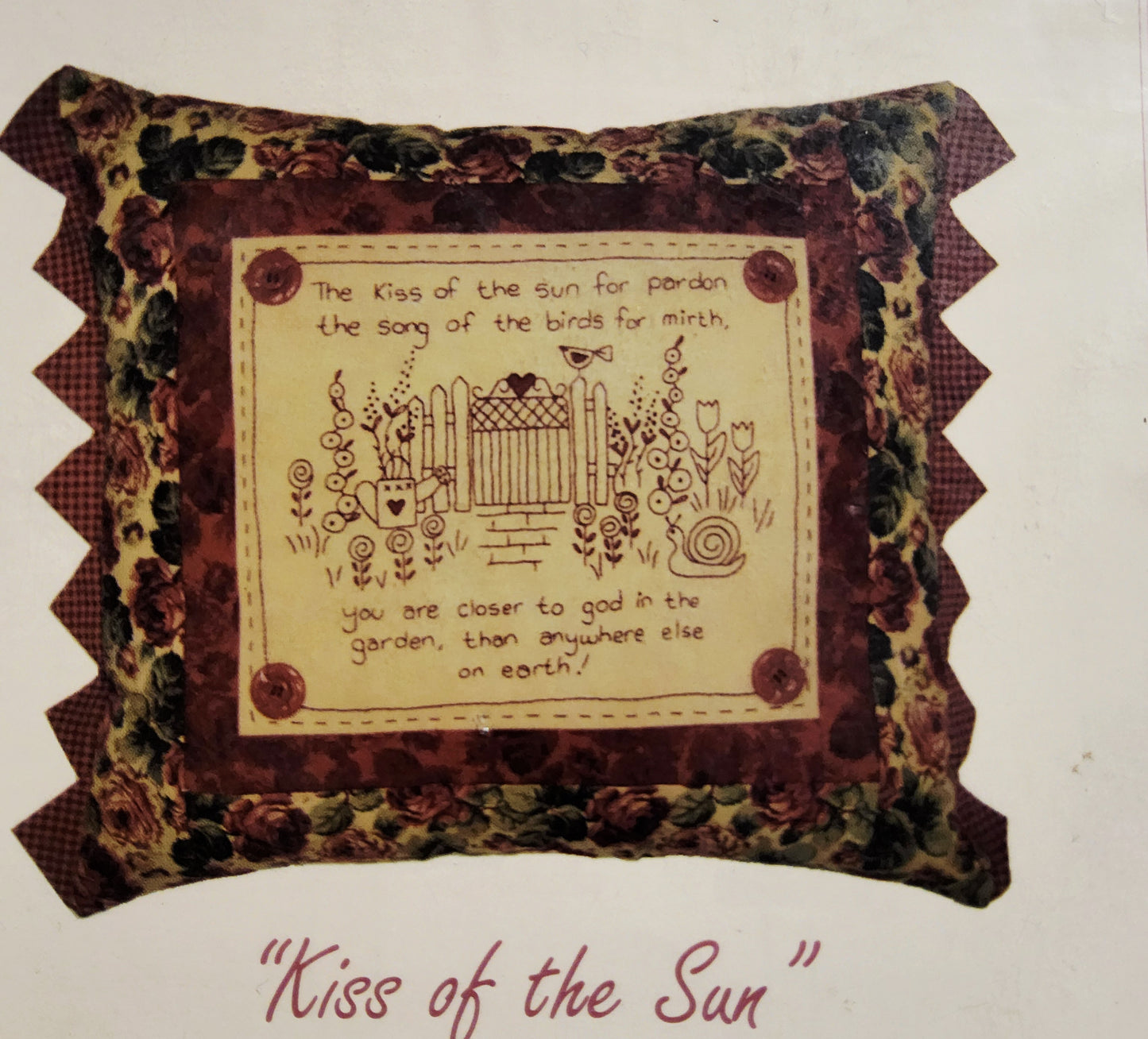 Kiss of the Sun embroidery panel by the Rivendale Collection (Sally Giblin)