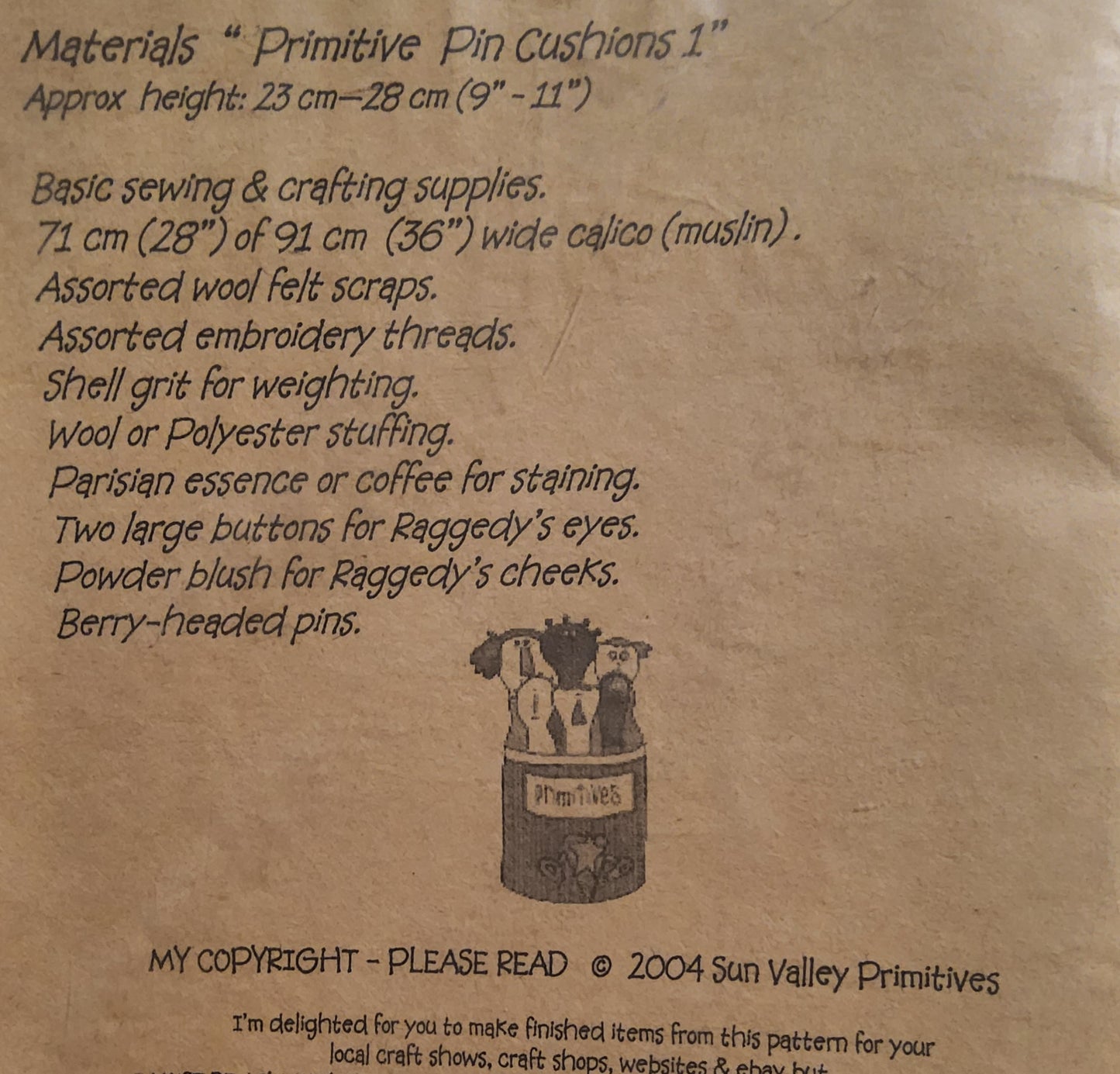 Primitive Pin Cushions 1 #52