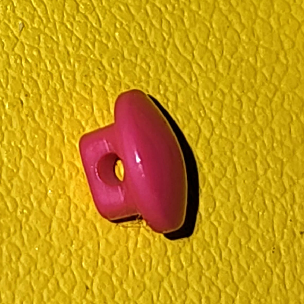 Dome button lolly pink 0.5cm (shank back)