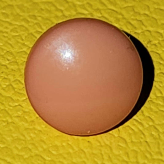 Dome button terracotta 0.5cm (shank)