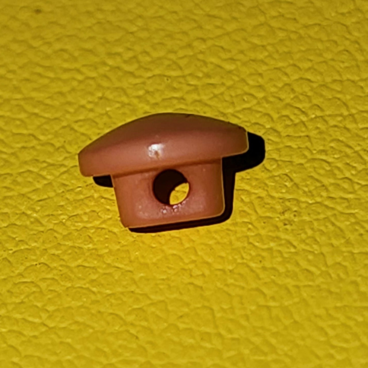 Dome button terracotta 0.5cm (shank)