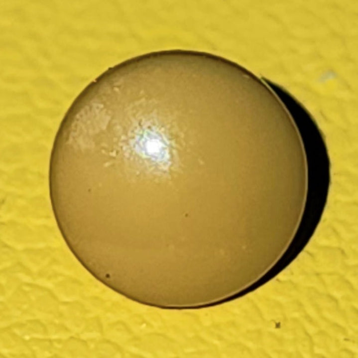 Dome button mustard 0.5cm (shank back)