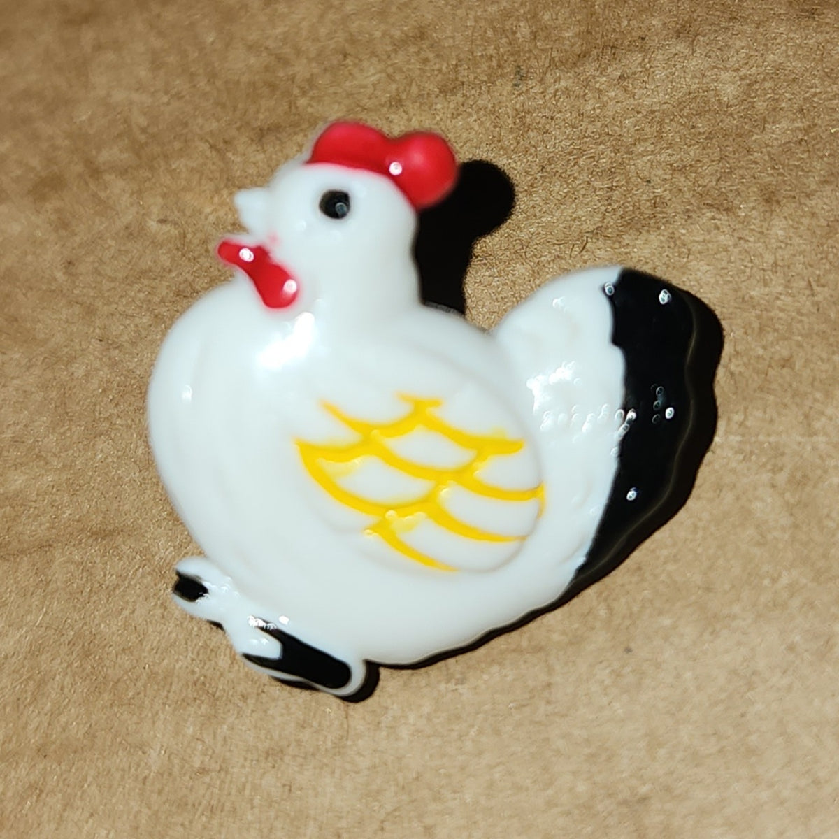 Poultry Buttons Chicken Button White 2cm high – Fred the Needle