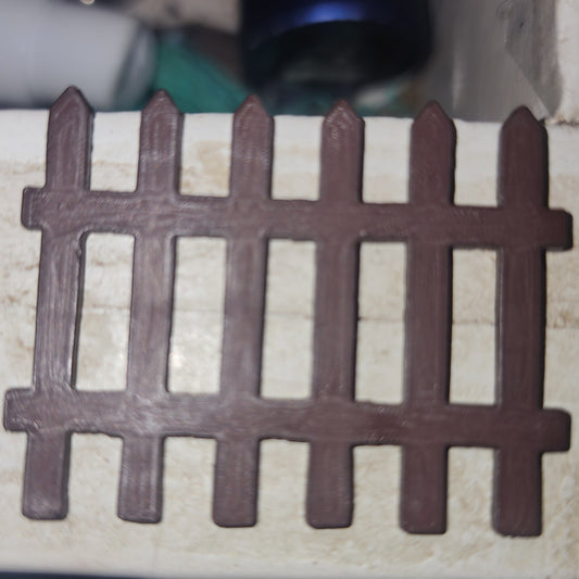 Fence button 42mm wide 30mm high (assorted colours)