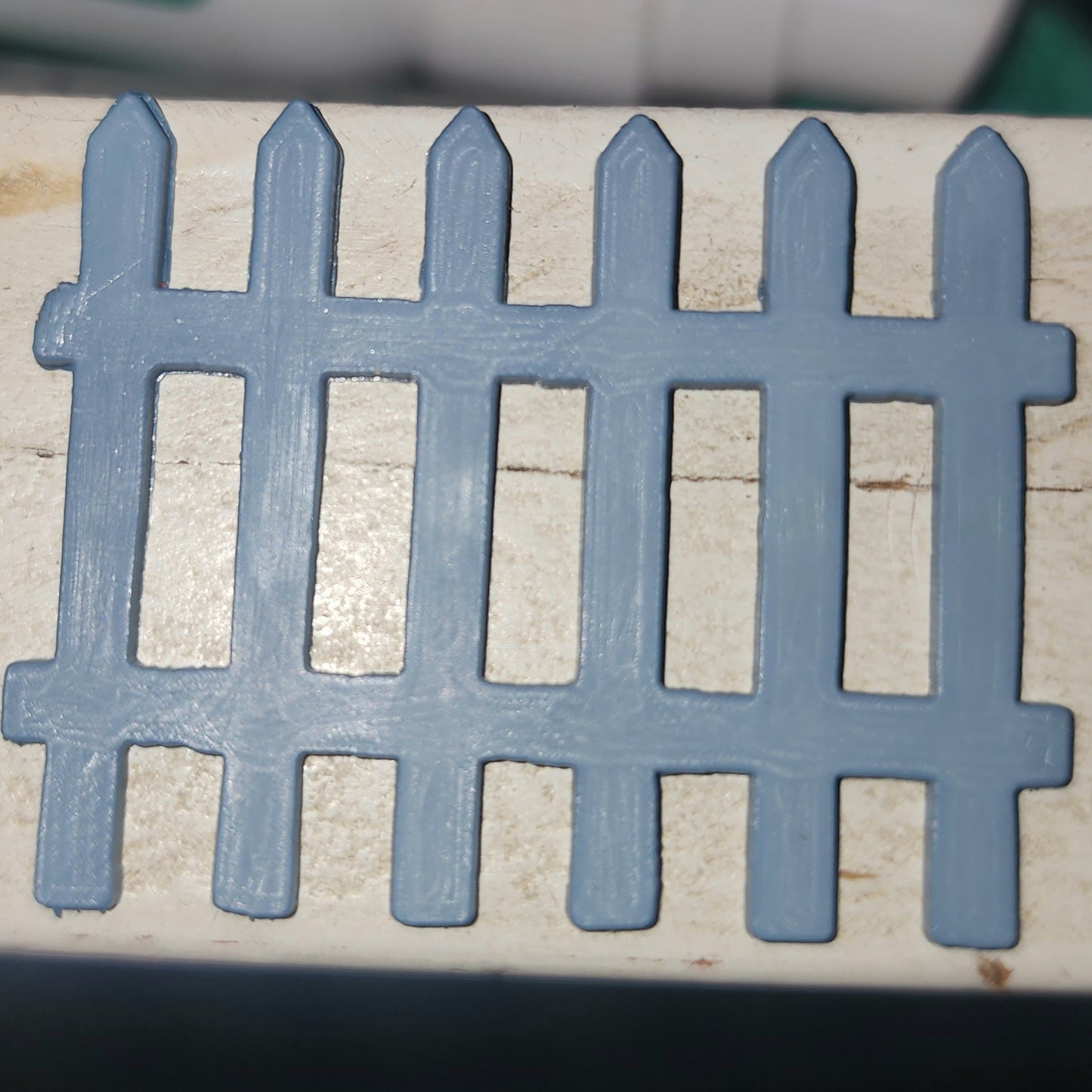 Fence button 42mm wide 30mm high (assorted colours)