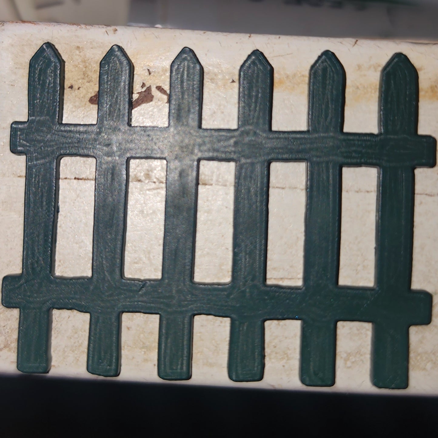 Fence button 42mm wide 30mm high (assorted colours)