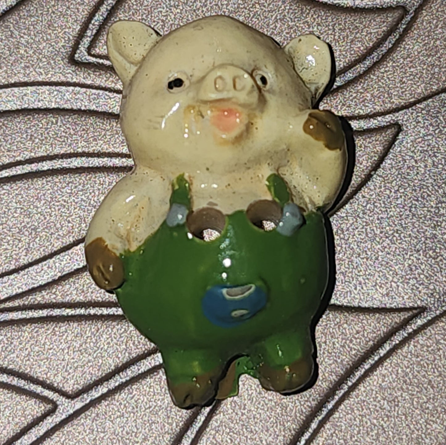 Little Pig Buttons -3 types - all around 20mm high