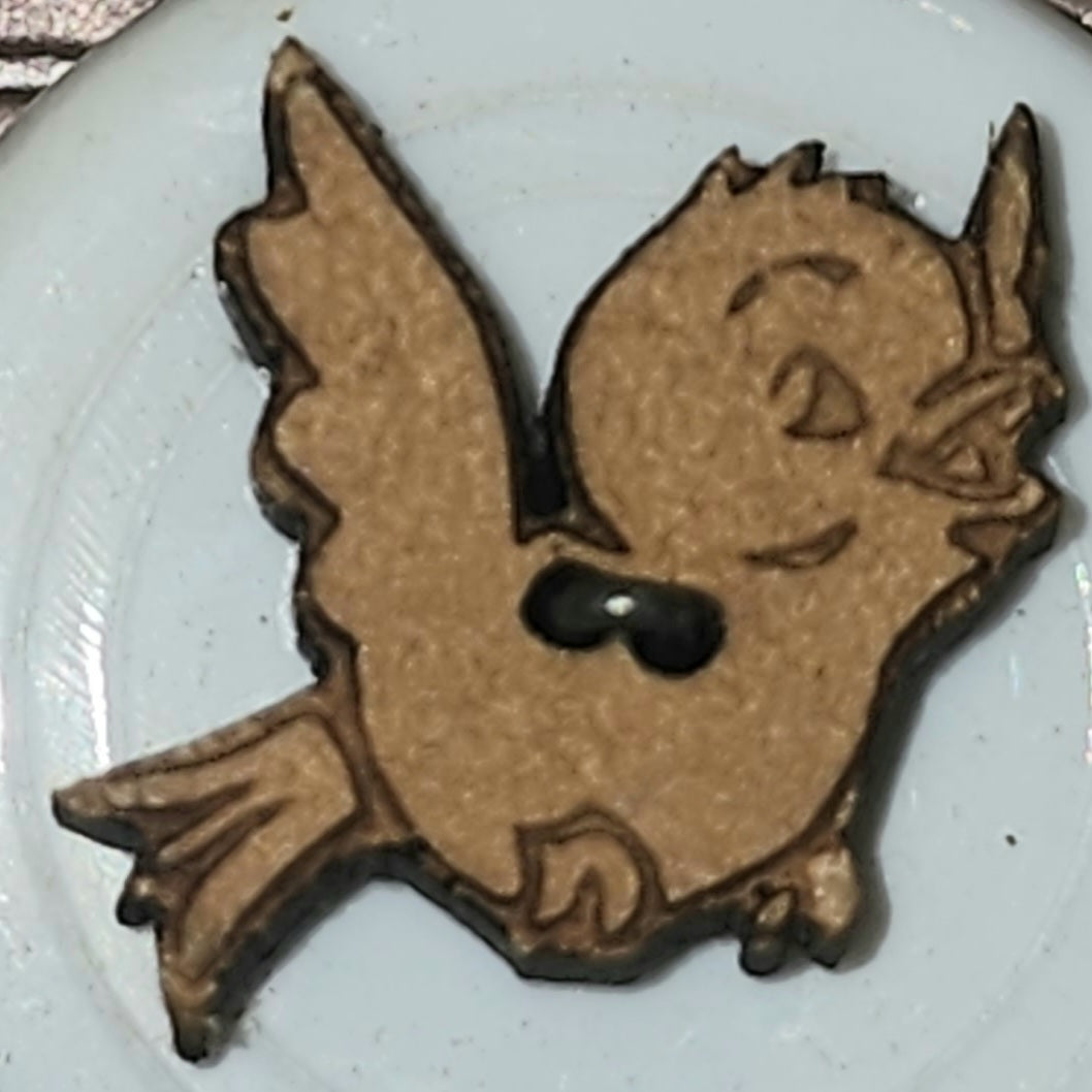 Wooden bluebird 17mm