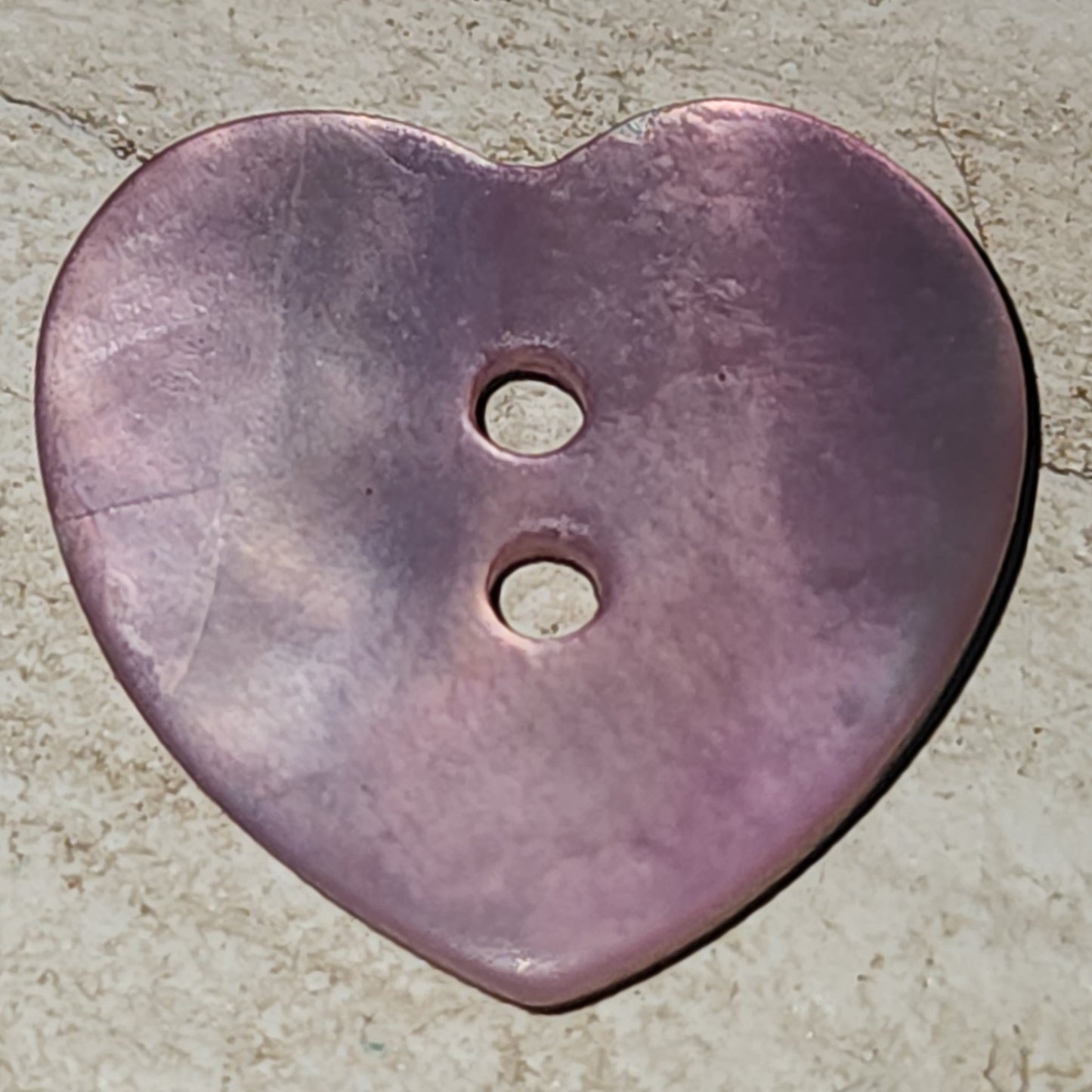 Mother of pearl heart 17mm - assorted colours