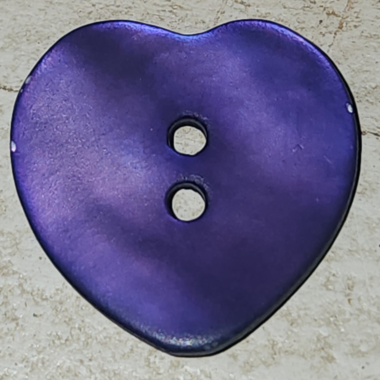 Mother of pearl heart 17mm - assorted colours