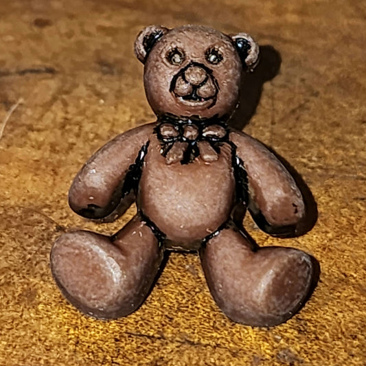 Bear buttons -2 colours 19mm high