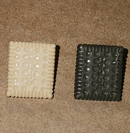 Biscuit button (cookie) 15mm high - vanilla or chocolate