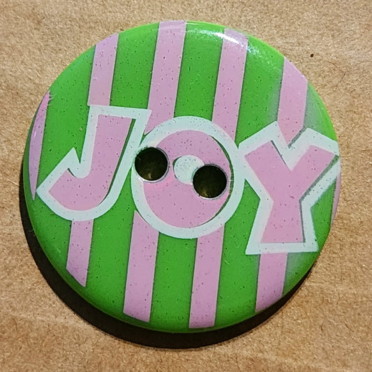 Joy round button 26mm