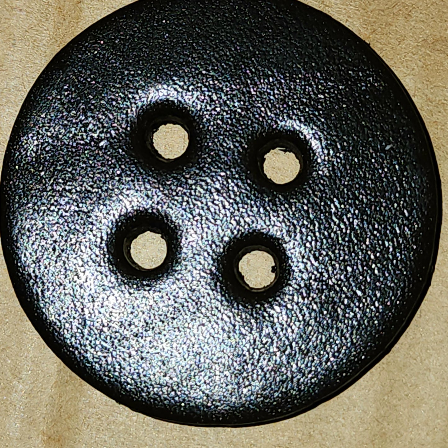 Round leather buttons - 2 types both 40mm