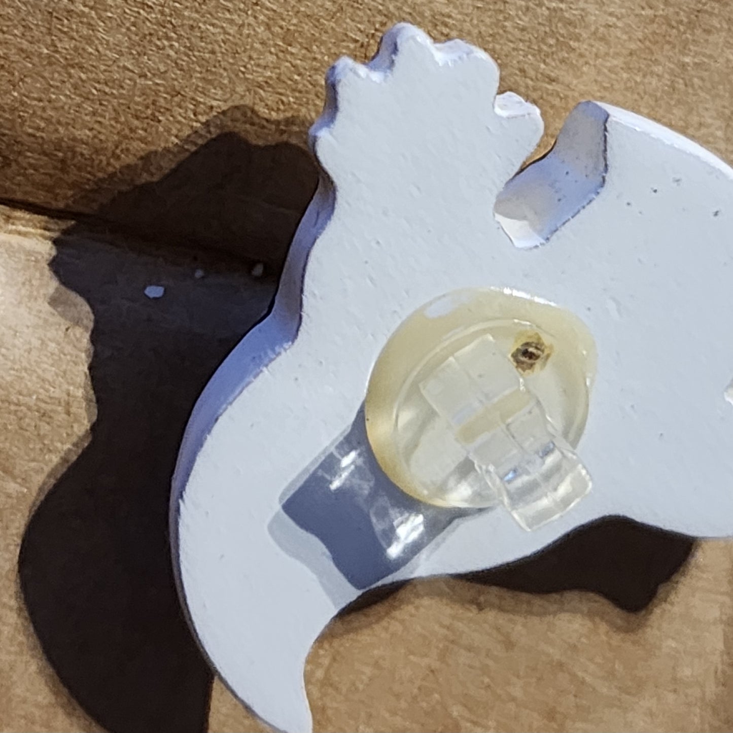 Ghost Button 25mm high