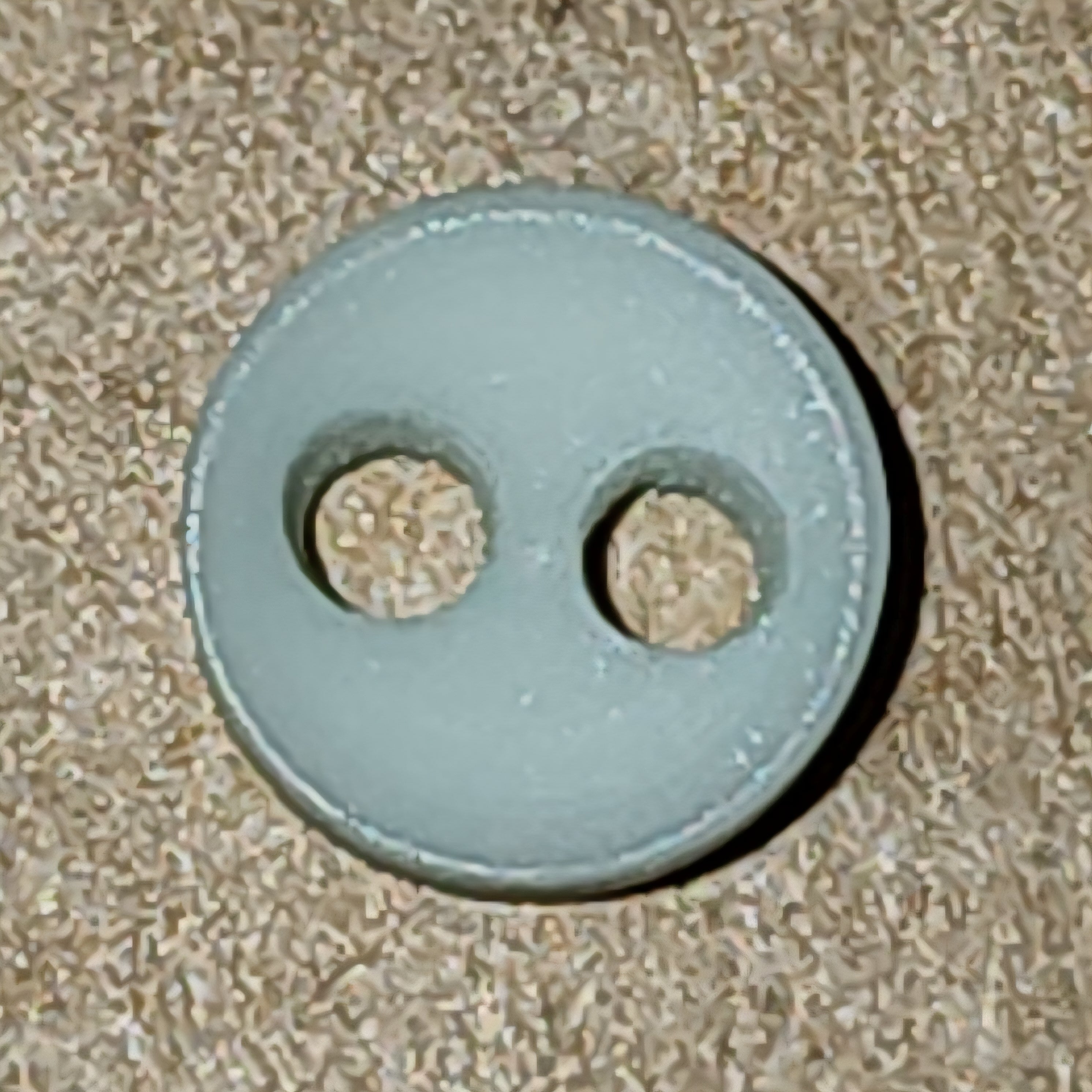 Tiny round mint green matte button 4-5mm (sew-thru) – Fred the Needle