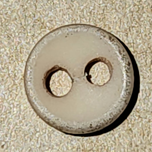 Tiny round beige matte button 4-5mm (sew-thru)