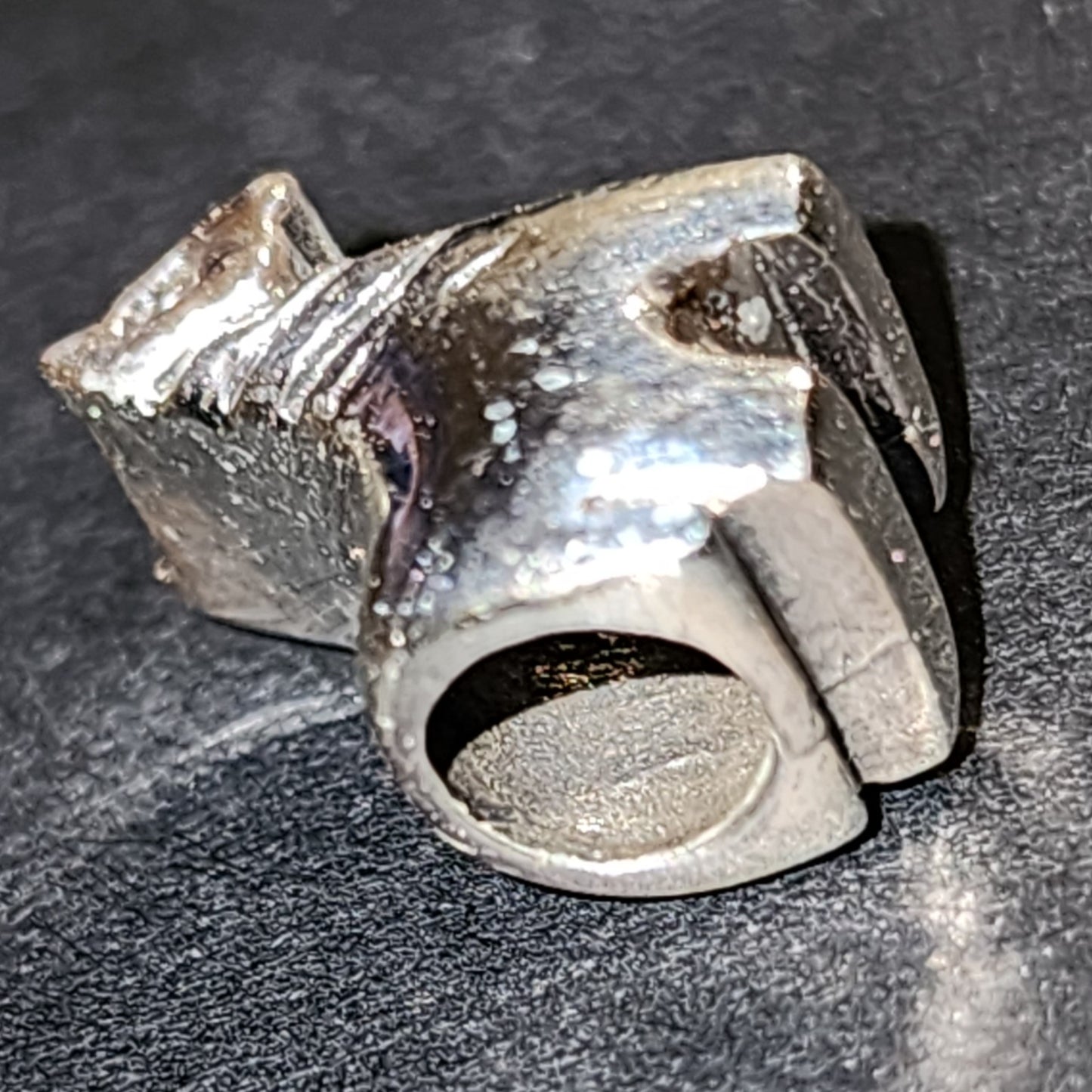 Sterling silver horse bead