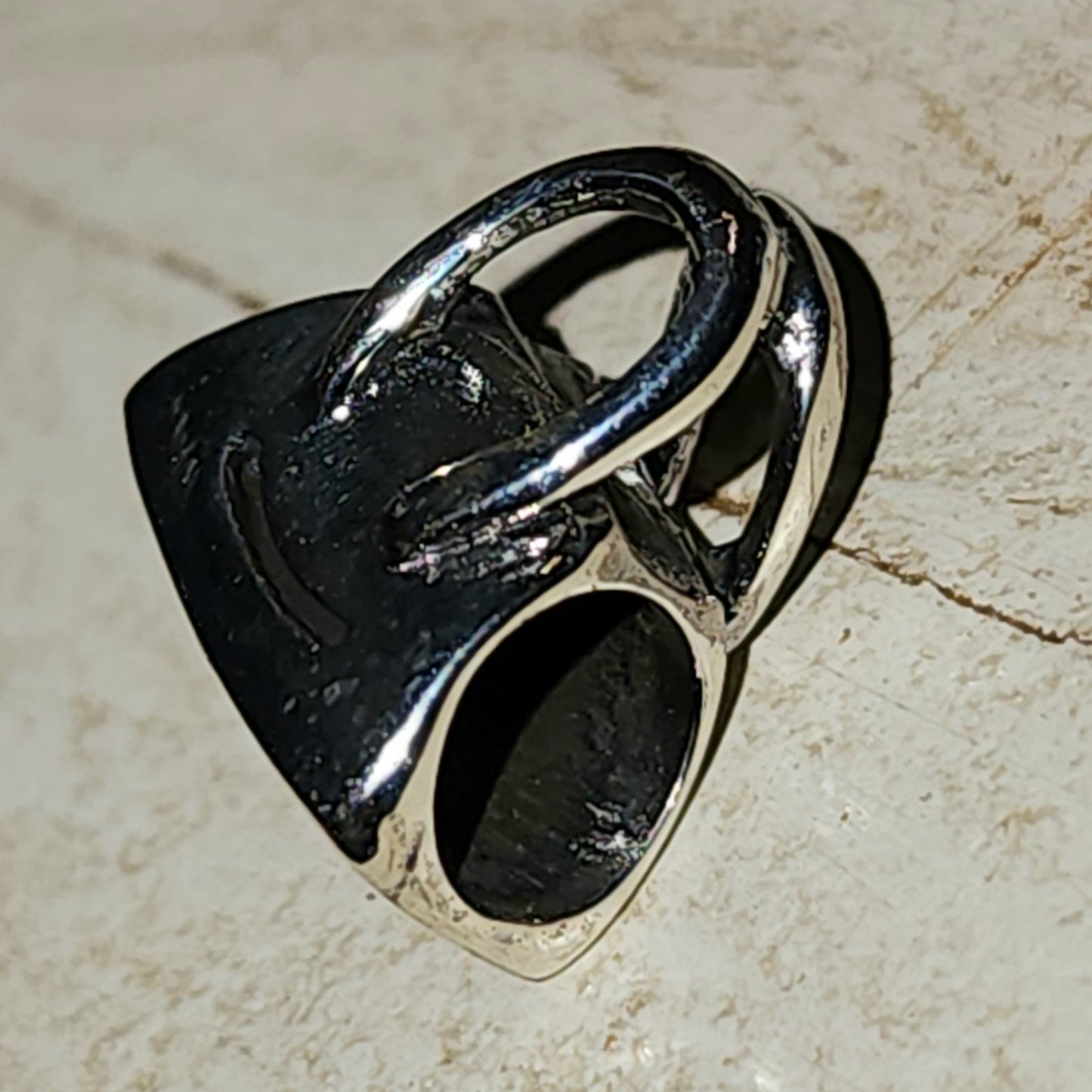 Sterling silver handbag bead 12mm