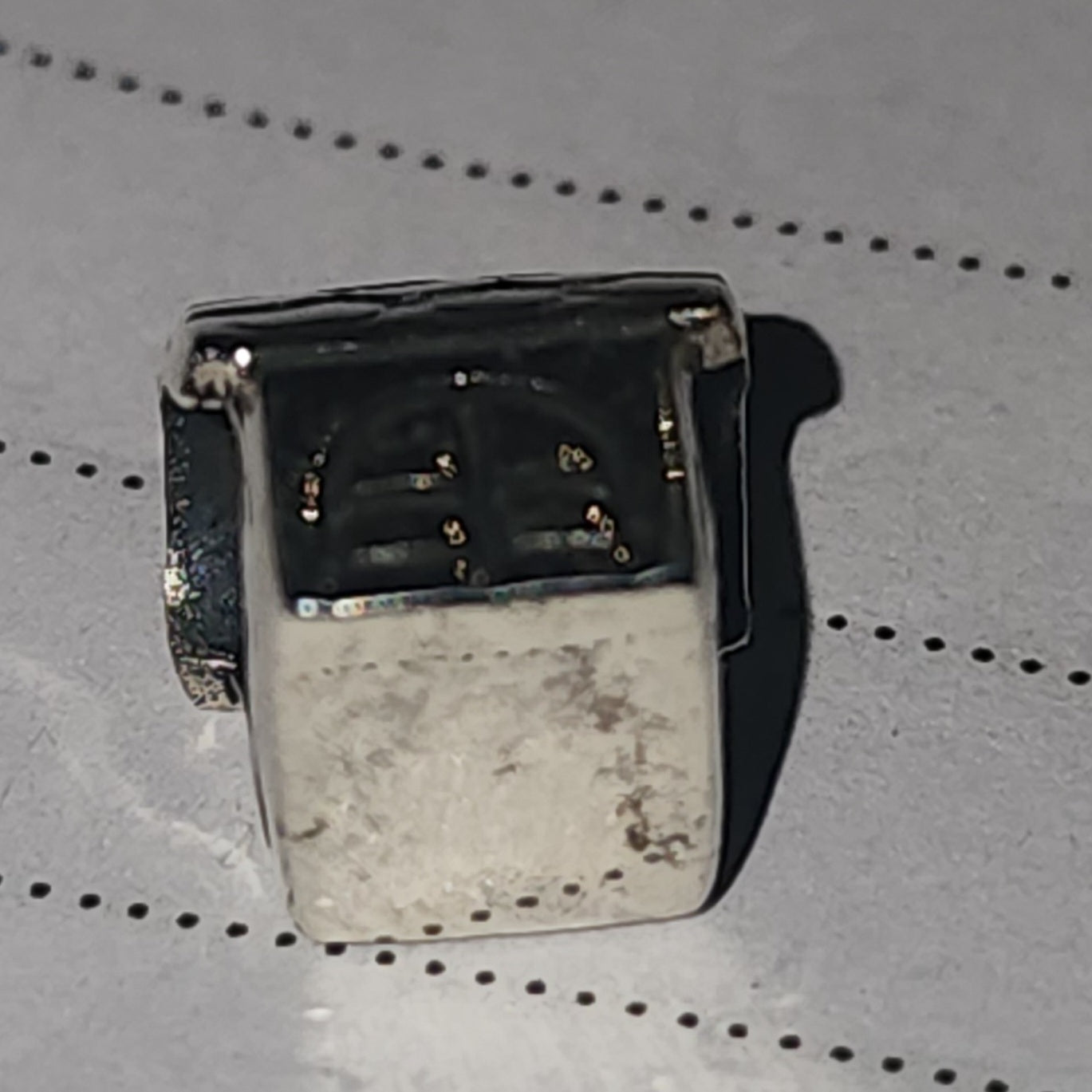 Sterling silver house bead 10mm