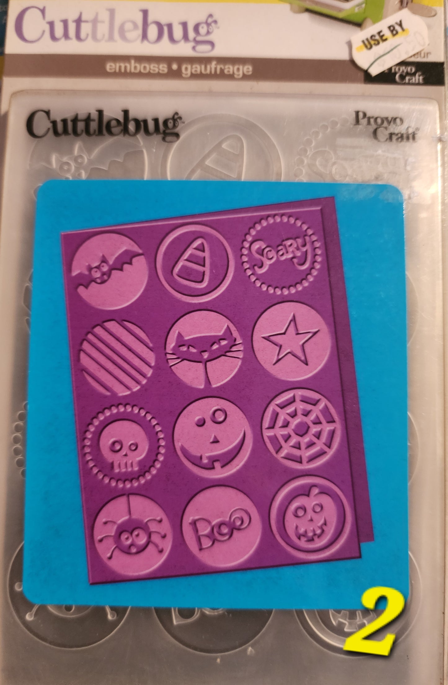 Cuttlebug embossing folder Boo To You 37-1903